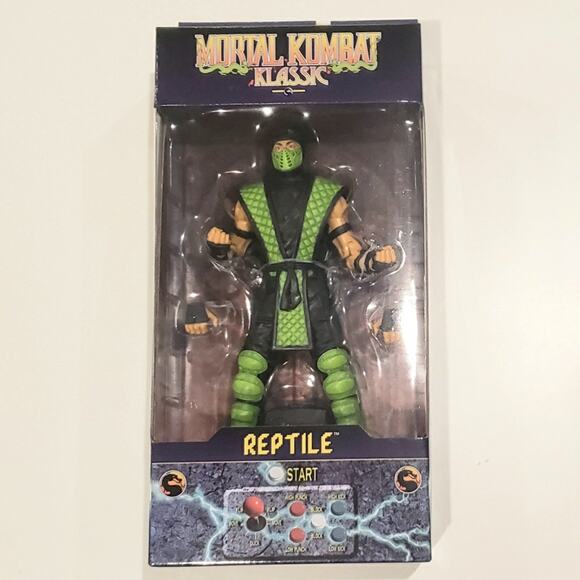 McFarlane Mortal Kombat Klassic Reptile Action Figure Series 2 MK2 - Picture 1 of 2